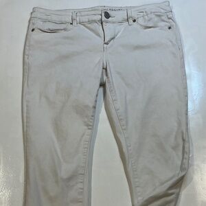 The Limited Denim White Leggings Women’s brushed feel size 6